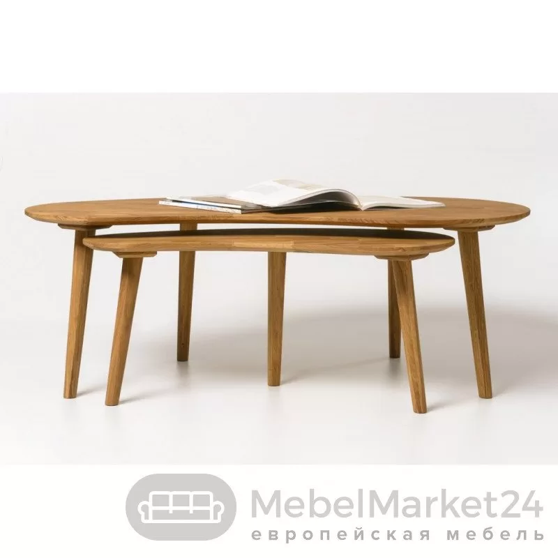 Стол журнальный СКАНДИ 6/4 из массива дуба