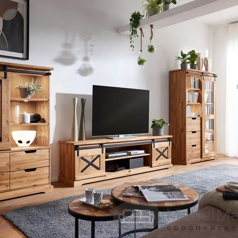 Тумба RAILWAY 2 из массива дуба