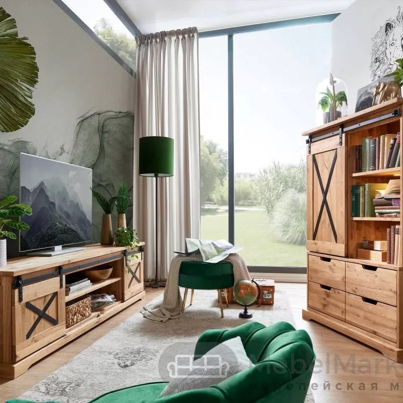 Тумба RAILWAY 2 из массива дуба