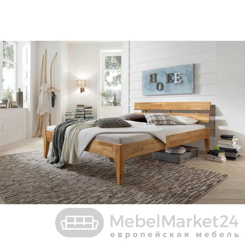 Кровать ELKE 160/200 из массива дуба Кровать ELKE 160/200 из массива дуба