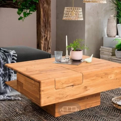 Стол журнальный LOGAN из массива дуба