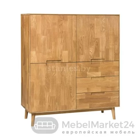 Комод из массива дуба СКАНДИ 5