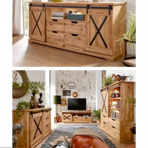 Тумба RAILWAY 3 из массива дуба