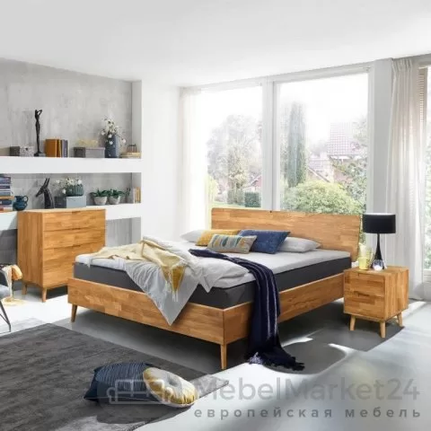 Кровать из массива дуба СКАНДИ 140/200