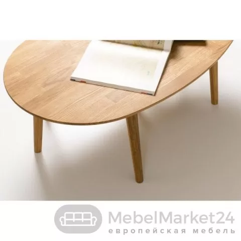 Стол журнальный СКАНДИ 6/4 из массива дуба