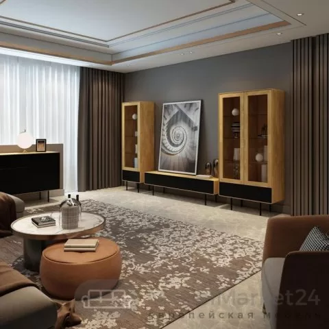 ТВ тумба B&W 4.0.4 из массива дуба