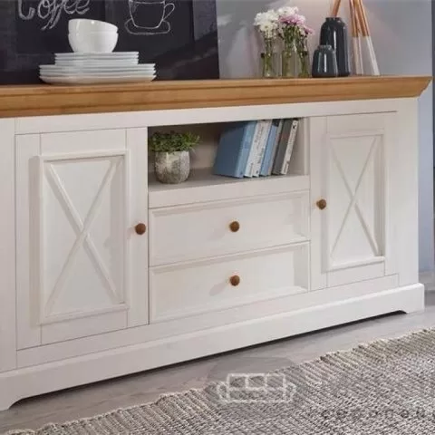 Тумба 202 Форест массив сосны (белый воск/бейц-масло)