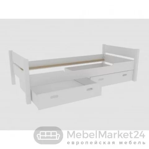 Комплект ящиков из массива сосны Амелия (белы воск)