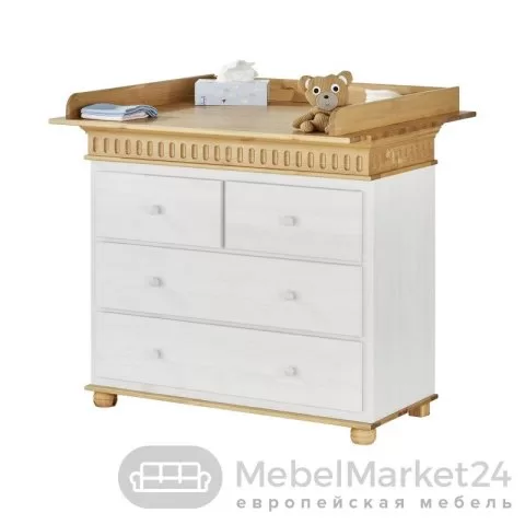 Комод ХЕЛЬСИНКИ для пеленания из массива сосны