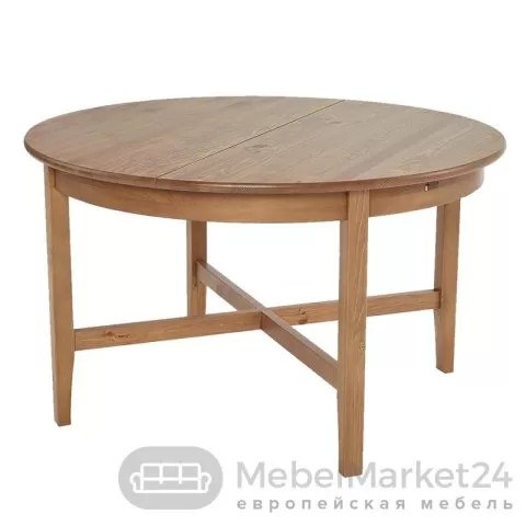 Стол обеденный раздвижной Кантри массив сосны (HEMNES) Браун