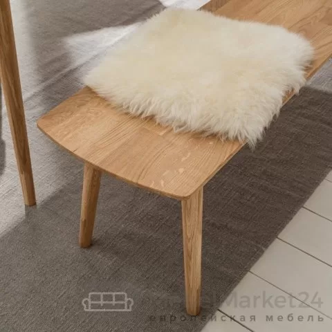 Скамья из массива дуба СКАНДИ 180