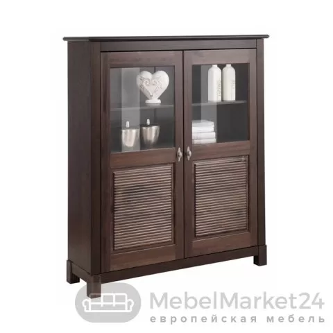 Шкаф для посуды 20 Рауна из массива сосны (колониал)