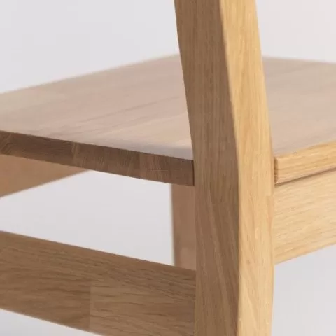 Стул кухонный массив дуба Фернан (натуральный)