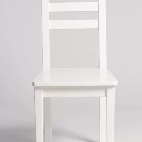 Стул кухонный массив дуба Фернан (белый)