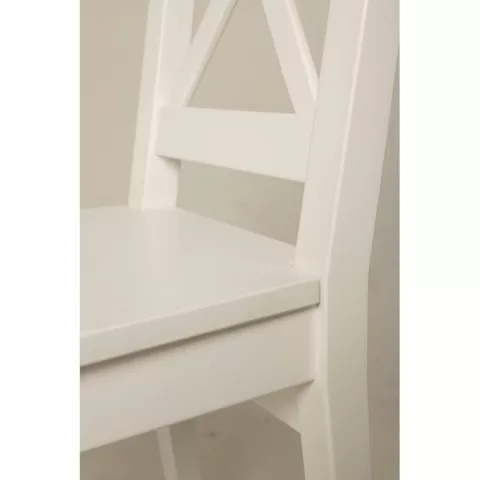 Стул кухонный массив дуба МОРРЕЛЬ (белый)