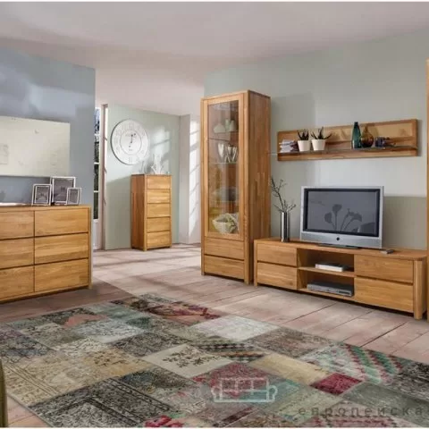 Шкаф комбинированный LAUSANNE 3 из массива дуба