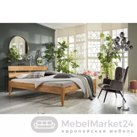 Кровать ELKE 90/200 из массива дуба