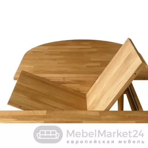 Стол обеденный раздвижной СКАНДИ 2R из массива дуба