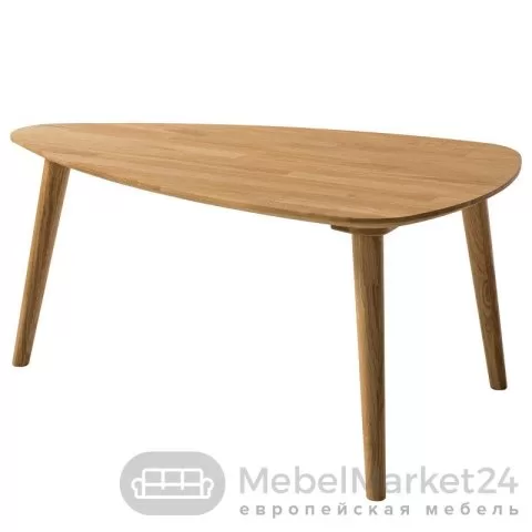 Стол журнальный СКАНДИ 738х700 из массива дуба