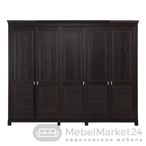 Шкаф для одежды 50 Рауна из массива сосны (колониал)