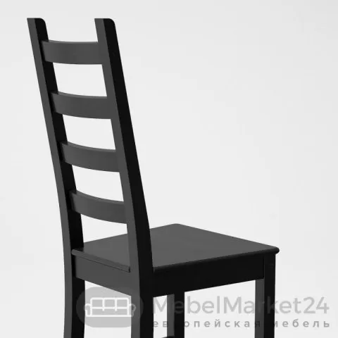 Стул Кантри массив сосны (черный)