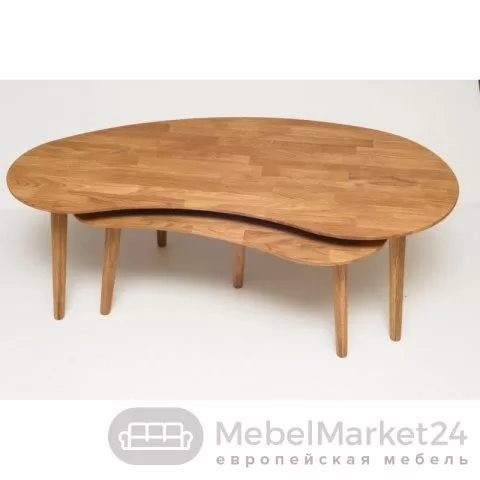 Стол журнальный СКАНДИ 6/4 из массива дуба