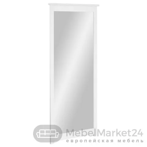 Зеркало навесное в раме 200 Рауна из массива сосны (белый воск)