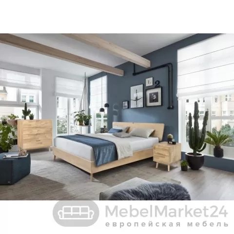 Кровать из массива дуба СКАНДИ 140/200