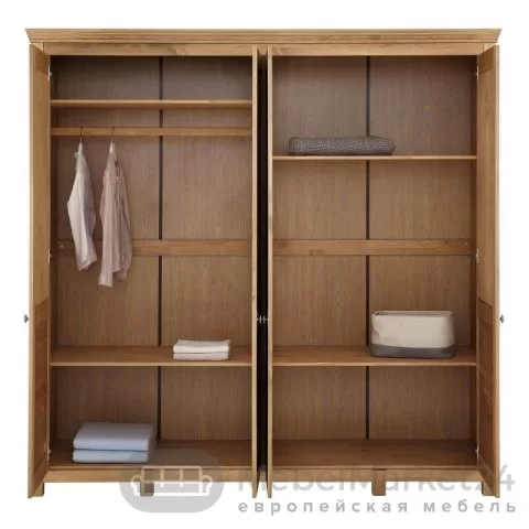 Шкаф для одежды 40 Рауна из массива сосны (бейц-масло)