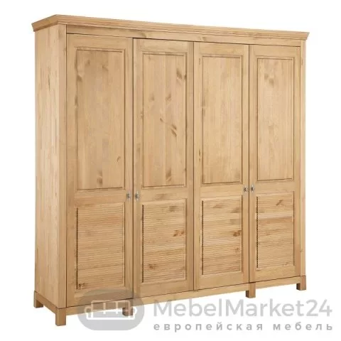Шкаф для одежды 40 Рауна из массива сосны (бейц-масло)