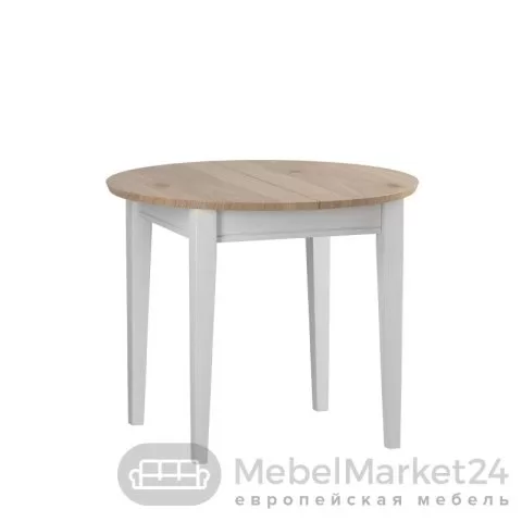 Стол раздвижной 90 Форест массив сосны (белый воск/антрацит)