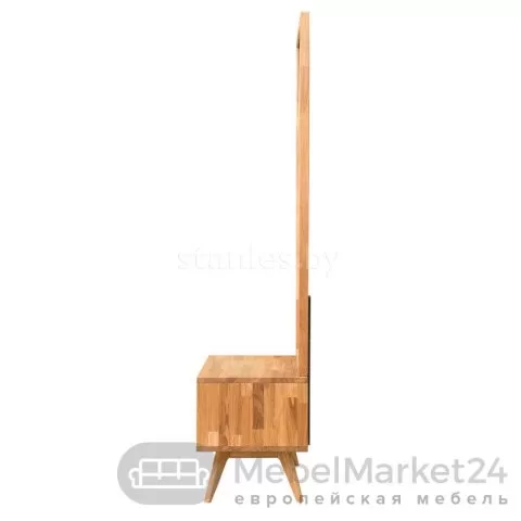 Тумба с зеркалом СКАНДИ 2 из массива дуба