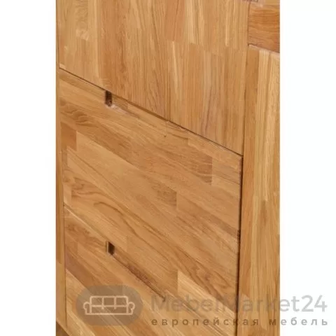 Шкаф 3-дверный СКАНДИ из массива дуба