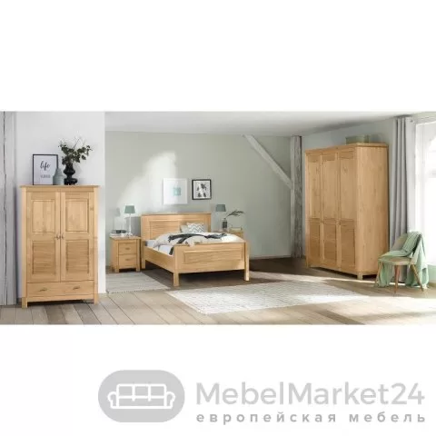 Шкаф для одежды 30 Рауна из массива сосны (бейц-масло)