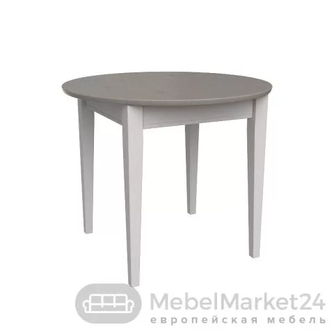 Стол раздвижной 90 Форест массив сосны (белый воск/антрацит)