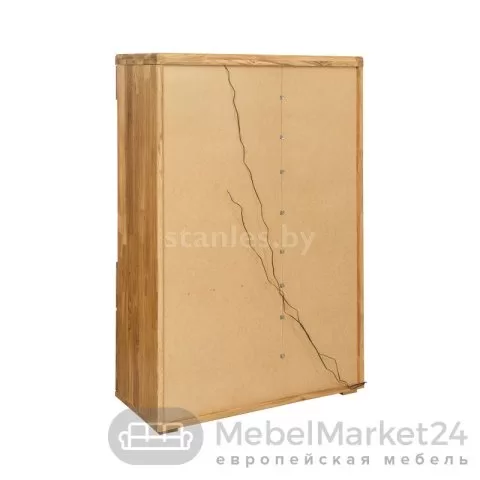 Шкаф с витриной LOGAN 1 из массива дуба