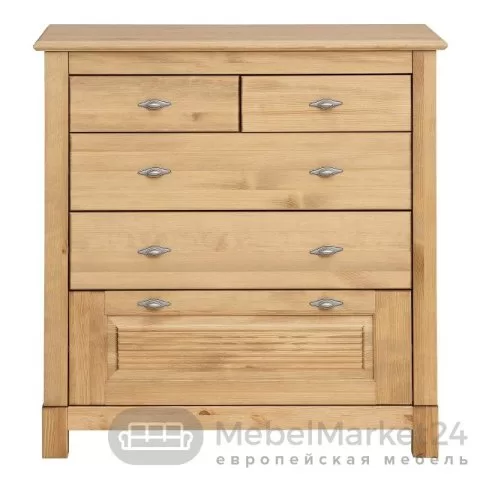 Комод 221 Рауна из массива сосны (бейц-масло)