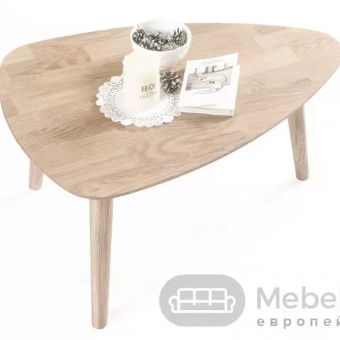 Стол журнальный СКАНДИ 900х600 из массива дуба