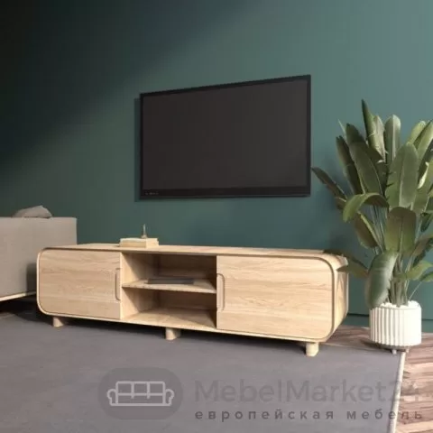 Тумба под ТВ из массива дуба DEO