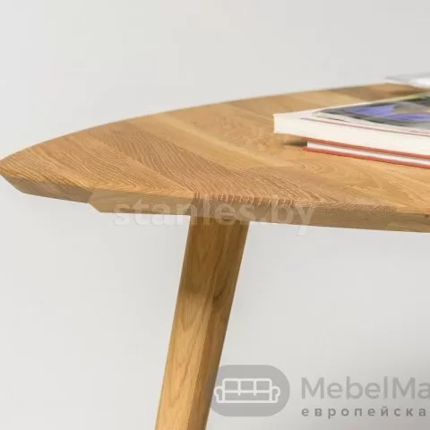 Стол журнальный СКАНДИ 738х700 из массива дуба