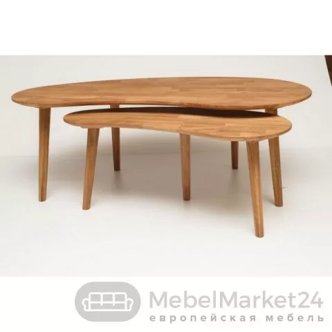 Стол журнальный СКАНДИ 6/4 из массива дуба