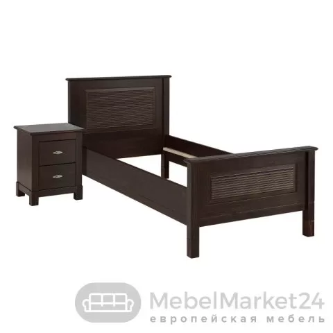 Кровать 90 Рауна из массива сосны (колониал)