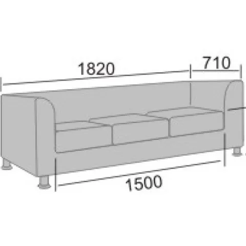 Диван офисный Форли-3