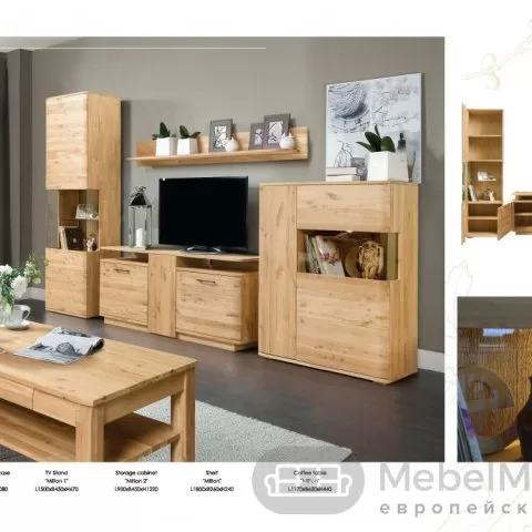 Полка MILTON из массива дуба