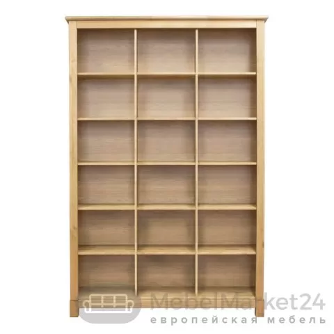 Стеллаж для книг Рауна 30 из массива сосны (бейц масло)