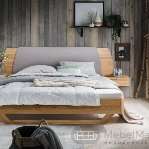 Кровать АЛИНА 200/200 из массива дуба
