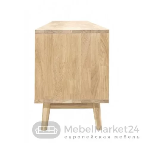 Тумба под ТВ из массива дуба СКАНДИ 180