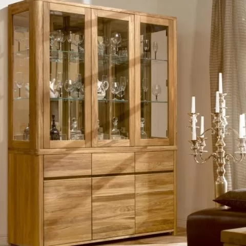 Шкаф комбинированный LAUSANNE 4 из массива дуба