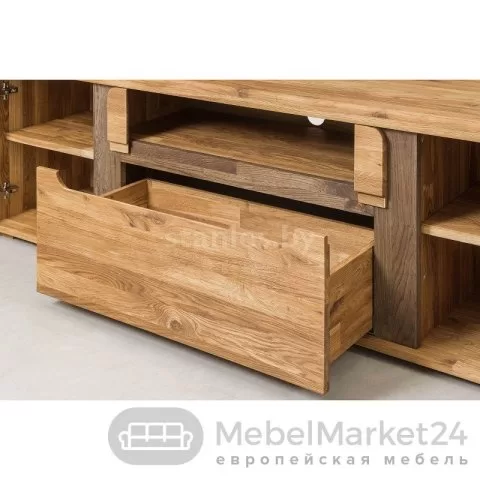 Тумба под ТВ LOGAN из массива дуба