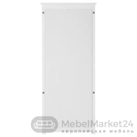 Зеркало навесное в раме 200 Рауна из массива сосны (белый воск)